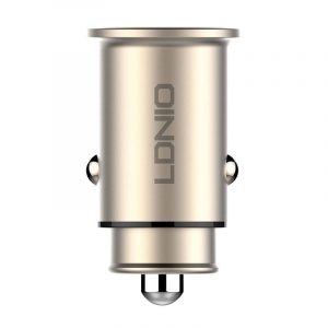 Încărcător auto LDNIO C506Q cu conector 1xUSB-A și 1xUSB-C și cablu USB-A - microUSB