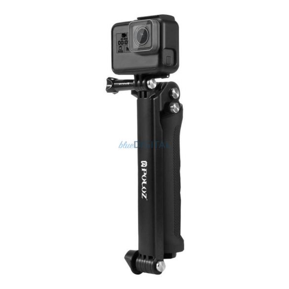 Selfie stick pliabil / trepied PU202 negru