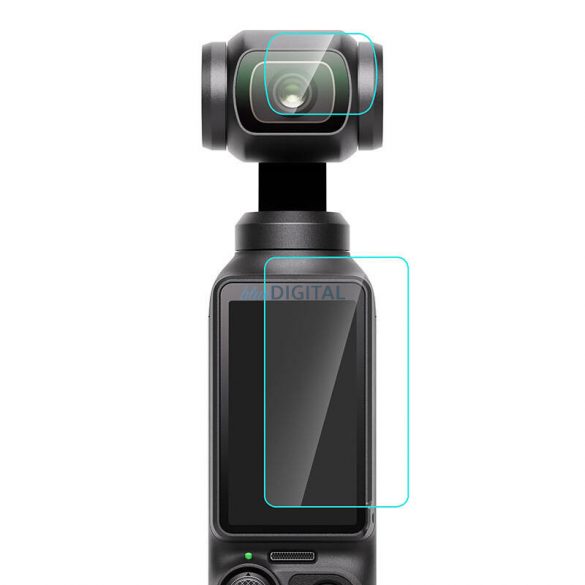 Lentila din sticla securizata si protectie de ecran pentru DJI OSMO Pocket 3