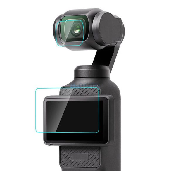 Lentila din sticla securizata si protectie de ecran pentru DJI OSMO Pocket 3