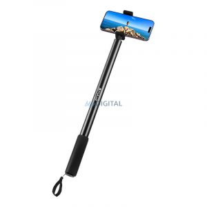 Selfie stick metalic 2 m PULUZ Insta360 One RS/X2/X3 (negru)