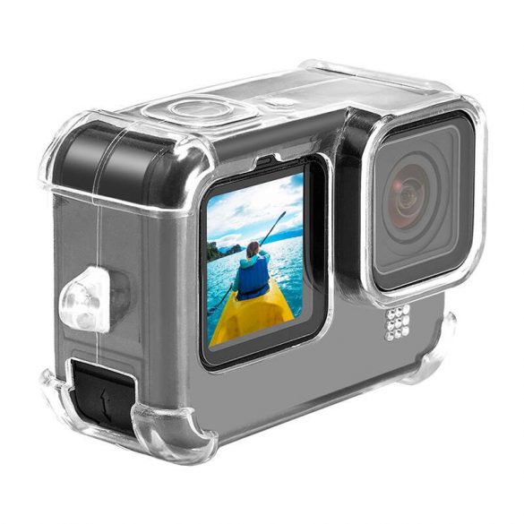 Husă cu capac pentru obiectiv și curea pentru gât PULUZ pentru GoPro Hero 9 / 10 / 11