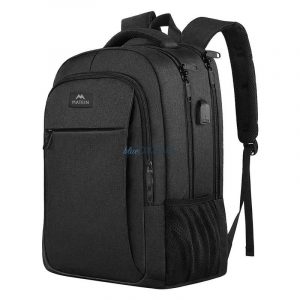 Matein 1007 negru USB 15.6'' rucsac de călătorie pentru laptop