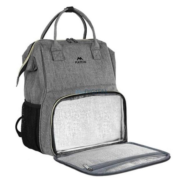 Laptop Rucsac / Lunch Bag 15.6'' Matein 1368 USB gri