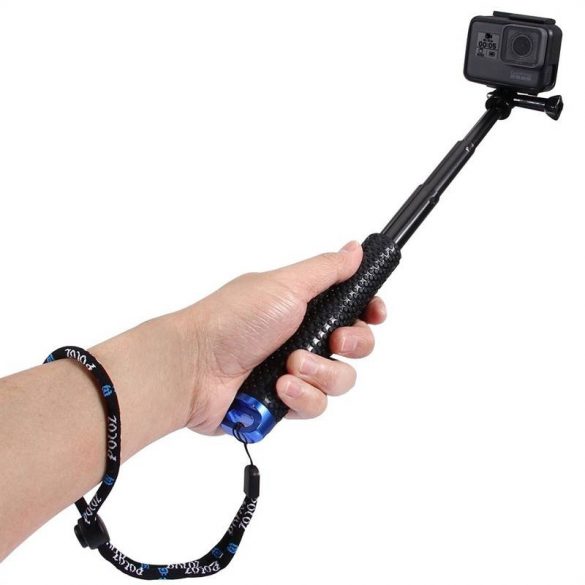 Selfie Stick Puluz sportkamerákhoz (fekete)