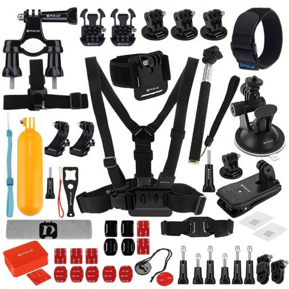 Accesorii Puluz Ultimate Combo Kits pentru camere sport PKT16 53 in 1