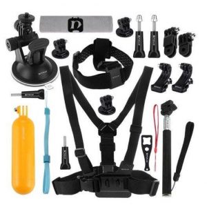 Accesorii Puluz Ultimate Combo Kits pentru camere sportive PKT18 20 in 1