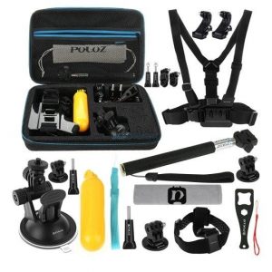 Set de 20 accesorii Puluz pentru camerele sport PKT11