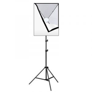 Set studio Puluz Softbox LED 50x70cm, suport, bec LED 1 buc PU5070EU