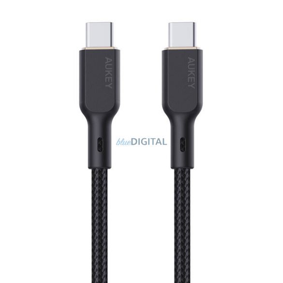 Cablu Aukey CB-KCC101 USB-C la USB-C 1m (negru)