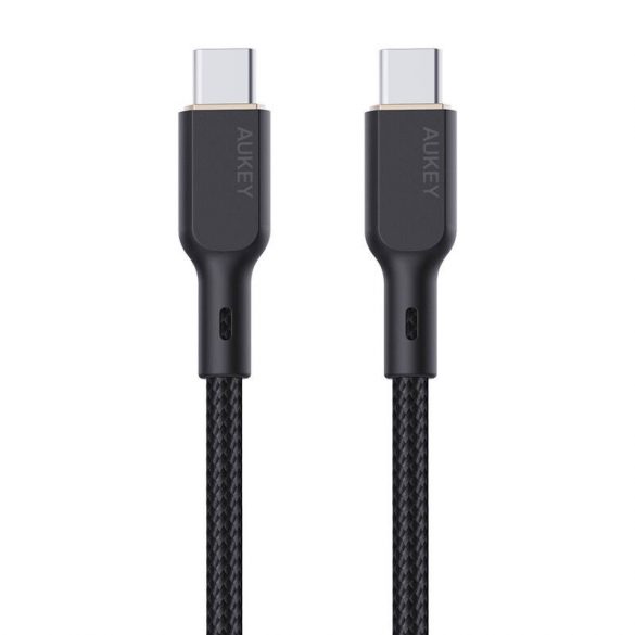 Cablu USB-C la USB-C Aukey CB-KCC102, 100 W, 1,8 m (negru)