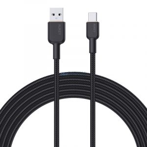 Cablu Aukey CB-NAC1 USB-A USB-C 1m (negru)