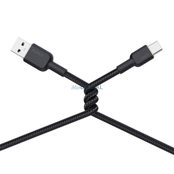 Cablu Aukey CB-NAC1 USB-A USB-C 1m (negru)