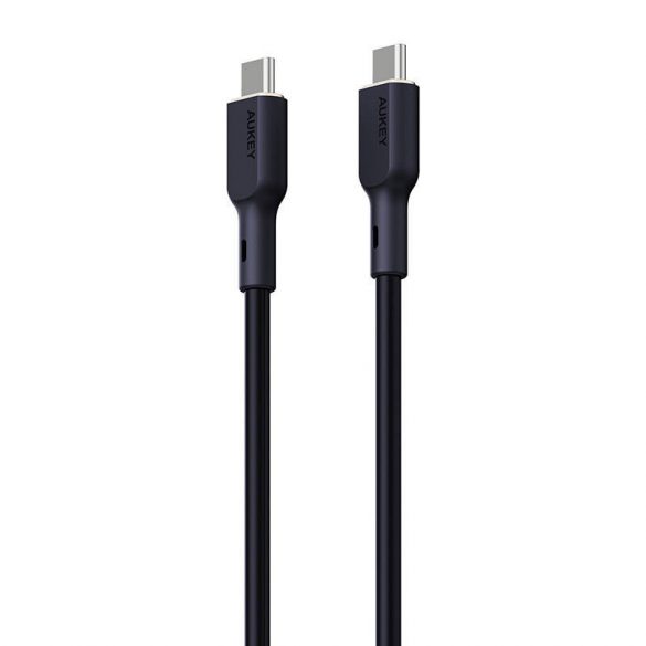 Cablu USB-C la USB-C Aukey CB-SCC141, 140 W, 1 m (negru)