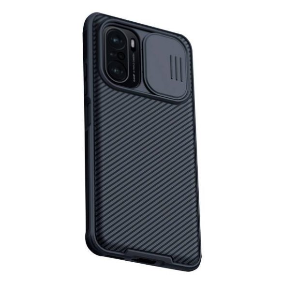 Nillkin CamShield Husă pentru Xiaomi Redmi K40 / Pro / Pro+ / Mi 11i / Poco F3 / 11X / 11X Pro (negru)