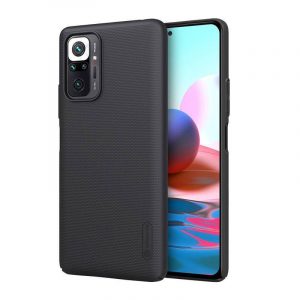 Husă Nillkin Super Frosted Shield pentru Xiaomi Redmi Note 10 Pro/10 Pro Max (negru)