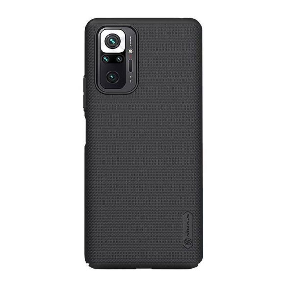 Husă Nillkin Super Frosted Shield pentru Xiaomi Redmi Note 10 Pro/10 Pro Max (negru)