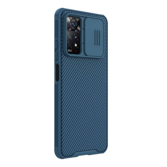 Nillkin CamShield Pro husă pentru Xiaomi Redmi Note 11 Pro / 11 Pro + 5G (albastru)