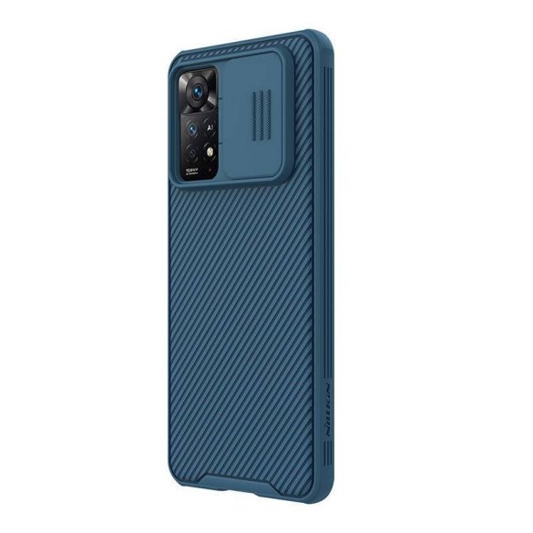 Nillkin CamShield Pro husă pentru Xiaomi Redmi Note 11 Pro / 11 Pro + 5G (albastru)