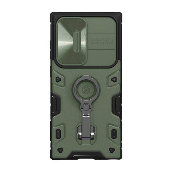 Husă Nillkin CamShield Armor Pro pentru Samsung Galaxy S23 Ultra (verde închis)