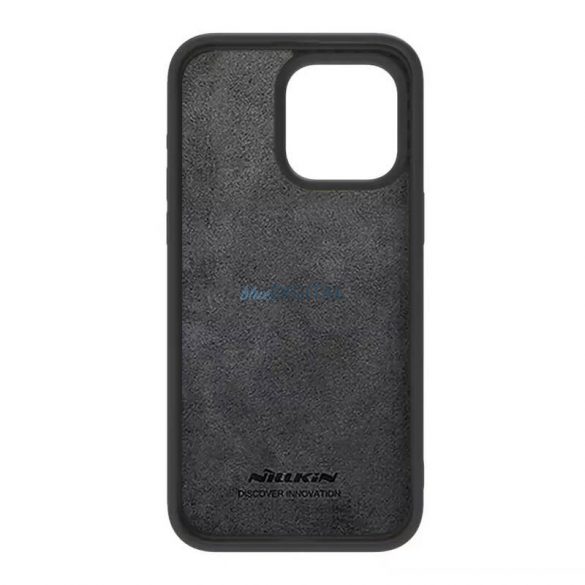 Husă Nillkin CamShield Silky din silicon pentru iPhone 15 Pro (negru clasic)