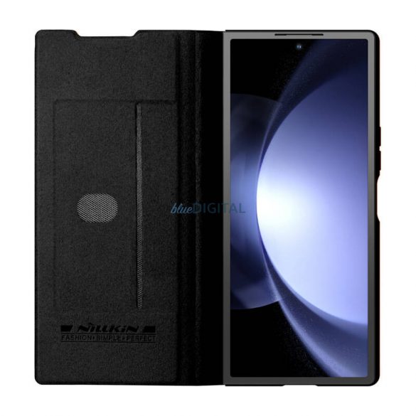 Nillkin Qin Pro Husă din piele Samsung Galaxy Z Fold6 - negru