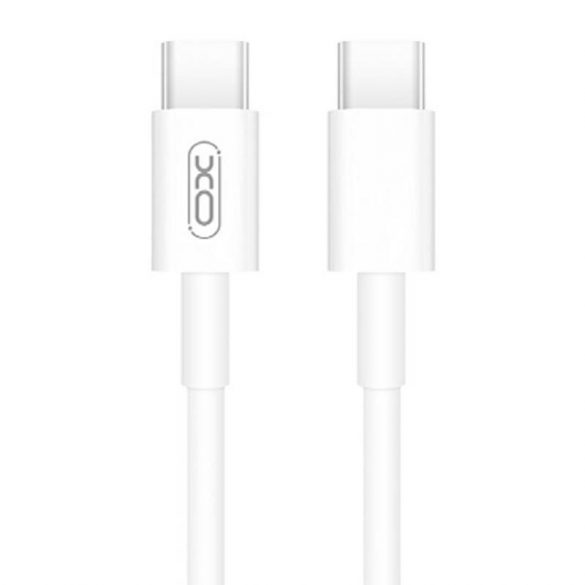 Încărcător de rețea Xo L90B cu conector 1xUSB-C și cablu Type-C - Type-C 18W (alb)