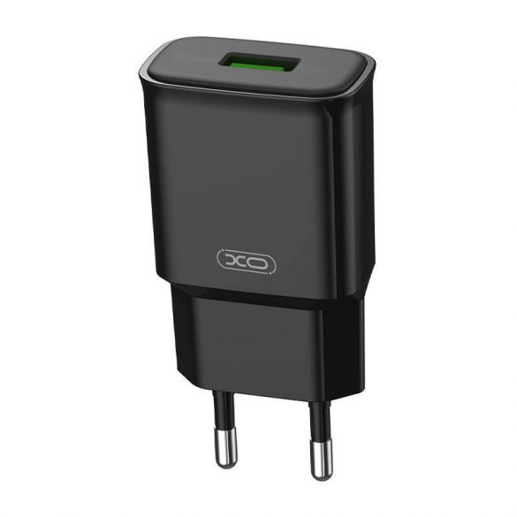 Încărcător de rețea Xo L92D cu conector 1xUSB-A, 18W (negru)