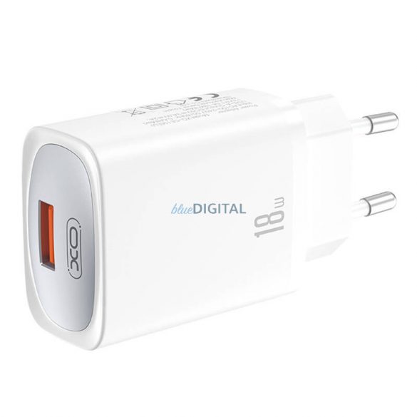 XO CE19 încărcător de rețea cu conexiune 1xUSB-A 18W - alb