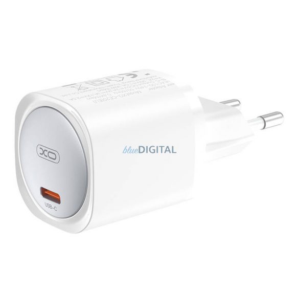 Încărcător de rețea XO CE20 cu conexiune 1xUSB-C GaN 30W - alb