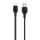 XO NB103 Cablu USB-USB-C 1m (negru)