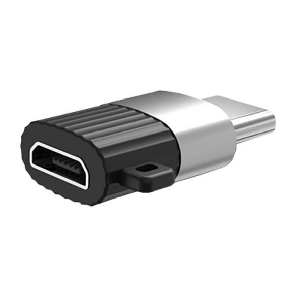 Adaptor micro USB USB-C XO NB149-C (negru)