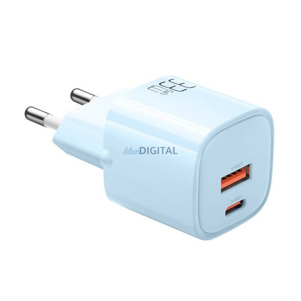 Încărcător GaN 33W Mcdodo CH-0154 USB-C, USB-A (albastru)