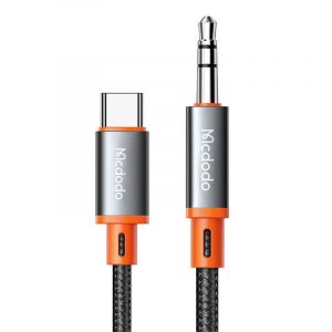 Mcdodo CA-0820 USB-C la 3,5 mm AUX cablu mini jack, 1,2 m (negru)