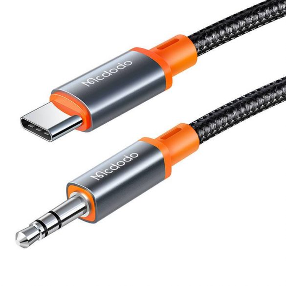 Mcdodo CA-900 USB-C la 3,5 mm AUX cablu mini jack, 1,8 m (negru)