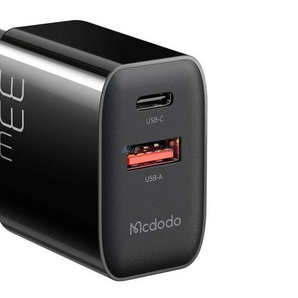 Încărcător GaN 33W Mcdodo CH-0921 USB-C, USB-A (negru)