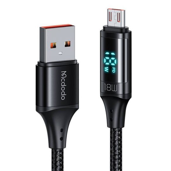 Cablu USB-Micro USB Mcdodo CA-1070, 3A, 1,2 m (negru)