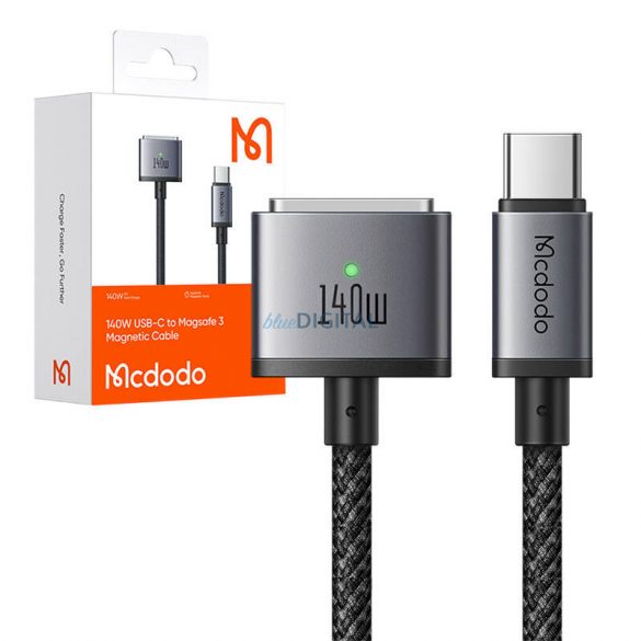 Mcdodo CA-1470 Cablu USB-C și Magsafe 3, PD 140W, 2m (negru)