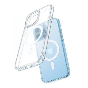 Husa magnetica transparenta Mcdodo PC-1890 pentru iPhone 12/12 Pro, Magsafe