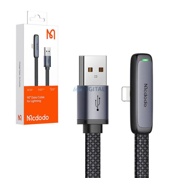 Mcdodo CA-2790 Cablu USB-A - Lightning 3A 480Mbps 1.2m - negru