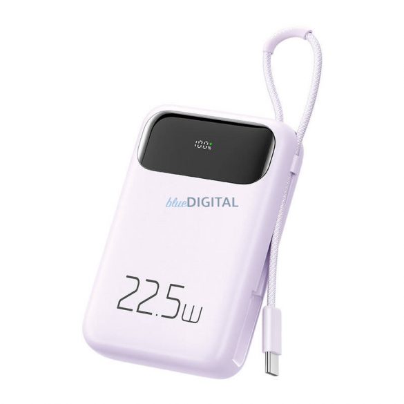 Mcdodo MC-3245 powerbank 10000mAh, 22.5W cu cablu Type-C încorporat - violet