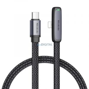 Cablu unghiular Mcdodo CA-3350 USB la USB-C, 1,2 m (negru)