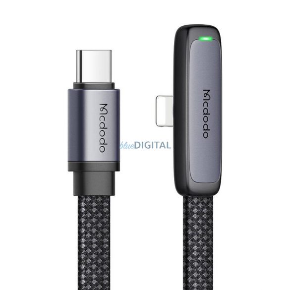 Cablu unghiular Mcdodo CA-3350 USB la USB-C, 1,2 m (negru)