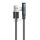 Cablu USB-C USB-C Mcdodo CA-3423 90 grade 1,8 mLED (negru)