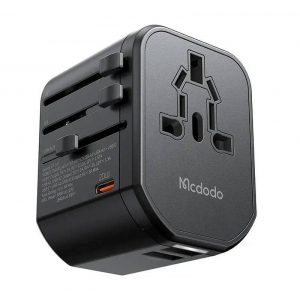 Încărcător de perete universal Mcdodo EU/US/AU/UK CP-3471, PD 20W (negru)