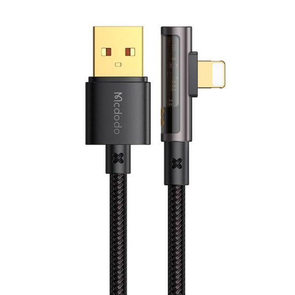 Cablu de 90 de grade USB la linie de alimentare Mcdodo CA-3510, 1,2 m (negru)