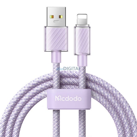 Cablu USB-A Lightning Mcdodo CA-3642, 1,2 m (violet)