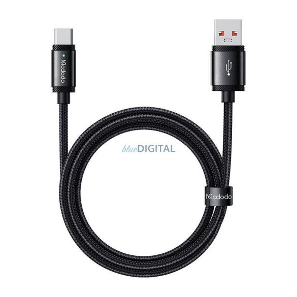 Cablu USB-A la USB-C Mcdodo CA-4730, 120 W, 1,5 m (negru)