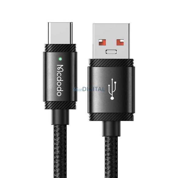 Cablu USB-A la USB-C Mcdodo CA-4730, 120 W, 1,5 m (negru)