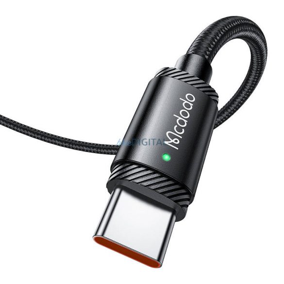 Cablu USB-A la USB-C Mcdodo CA-4730, 120 W, 1,5 m (negru)